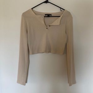 Forever 21 Waffle crop top